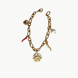 Lucy - Bracelet charms plaqué or 18 carats