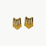 Blair - Boucles d'oreilles texturée plaqué or 18 carats