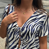 Louise - Collier charms coquillage plaqué or 18k