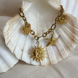 Paloma - Bracelet charms plaqué or 18 carats