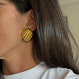 Hera - Boucles d'oreilles à clip plaqué or 18 carats