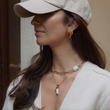 Stormy - Collier gros maillons perle baroque véritable
