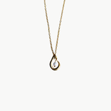 Opal - Collier goutte dorée plaqué or 18 carats