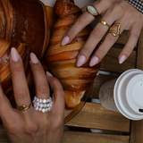 Pearl - Bague perles d'eau douce irrégulières véritables