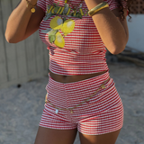 Molly - Chaîne de ventre avec charms plaqué or 18 carats