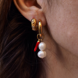 Lola - Boucles d'oreilles piment plaqué or 18 carats