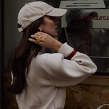 Hexa - Bracelet résine épurée (marron, beige, blanc)