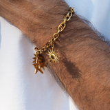 Paloma - Bracelet charms plaqué or 18 carats