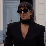 Aurora - Collier chaine fine longue plaqué or 18 carats