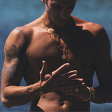 Mabel - Collier gros maillons plaqué or 18 carats