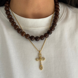 Silas - Collier perles de Jade naturelle