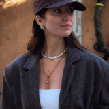 Maxine - Collier chaîne coeur plaqué or 18k