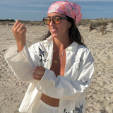 Hailey - Collier chaîne avec charms plaqué or 18 carats