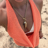 Lana - collier charms poisson plaqué or 18 carats