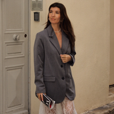 Lise - Collier perles d'eau douce forme riz pendentif étoile plaqué or 18 carats