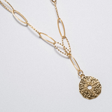 Mabel - Collier gros maillons plaqué or 18 carats