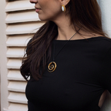 Maggie - Collier spirale plaqué or 18 carats