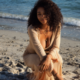 Maxine - Collier chaîne coeur plaqué or 18k