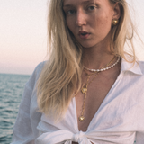 Maxine - Collier chaîne coeur plaqué or 18k