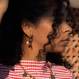 Spicy - Boucles d'oreilles piment lampwork