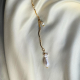 Aurora - Collier chaine fine longue plaqué or 18 carats