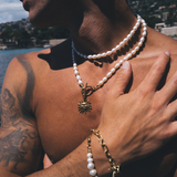 Alma - Collier perles riz d'eau douce véritables